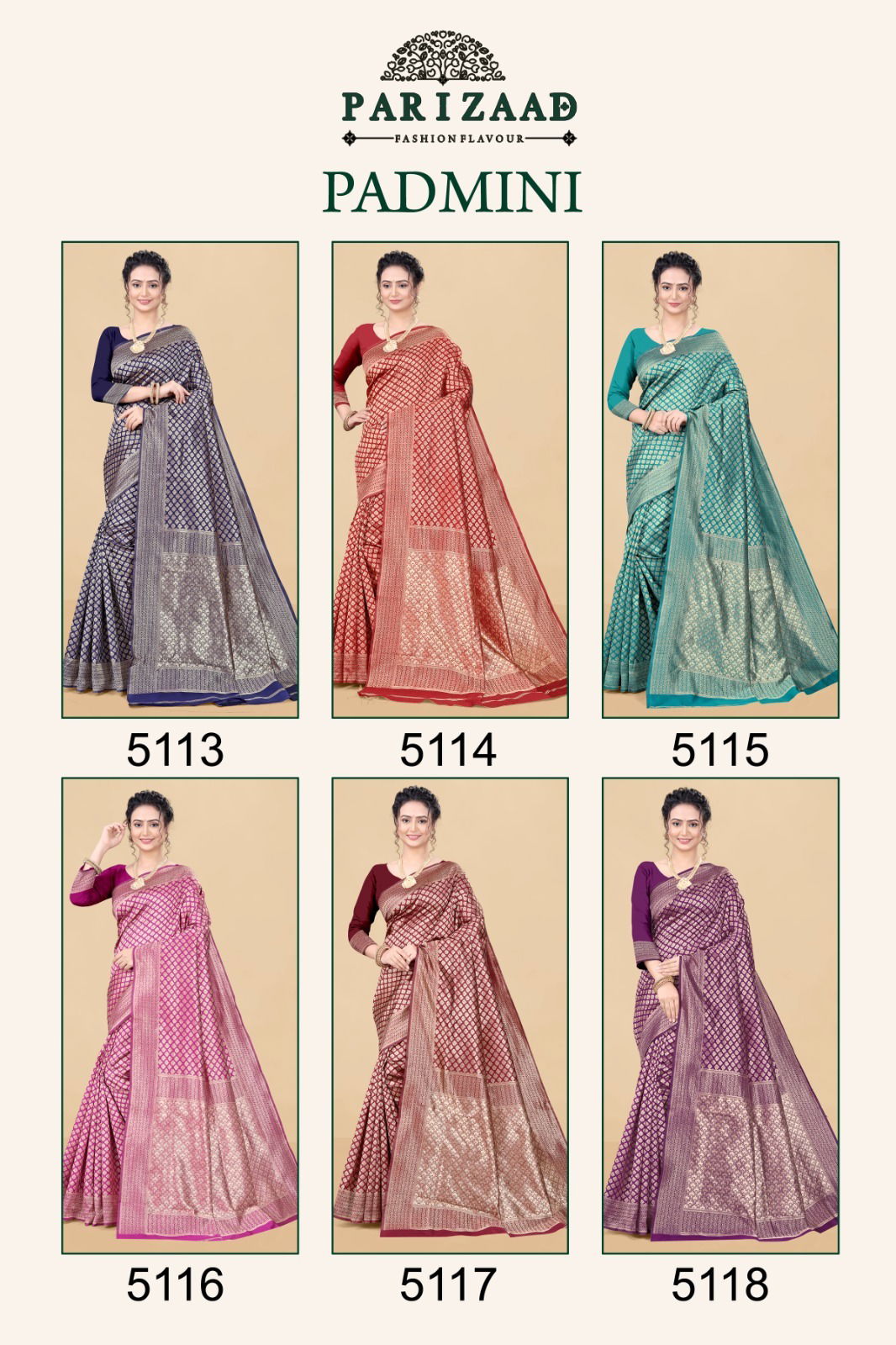 Padmini By Parizaad Silk Designer Saree Catalog